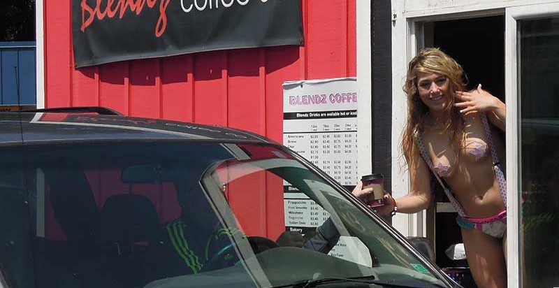 Lingerie-Clad Baristas Have Customers Liking Coffee Shop A Latte